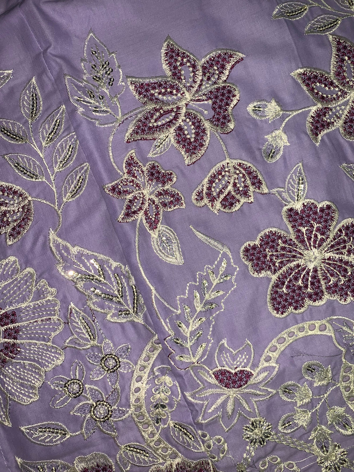 3 piece stiched lavender